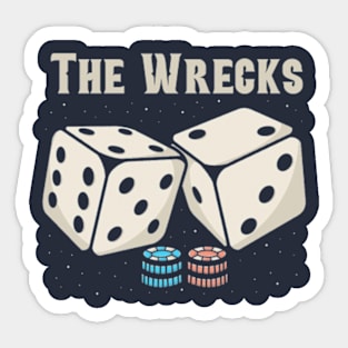 the wrecks DICE Sticker